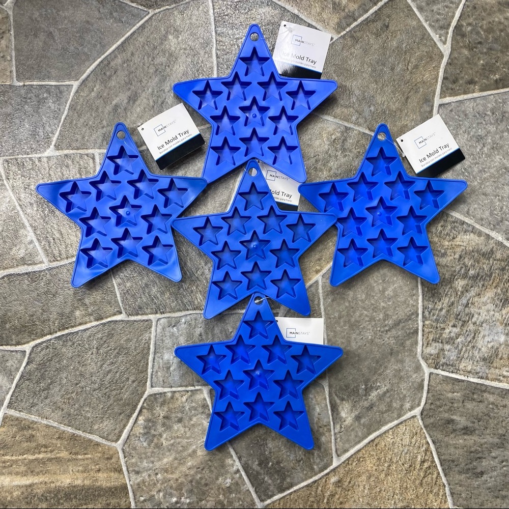 Mainstays Cobalt Crush Star Ice Mold Trays